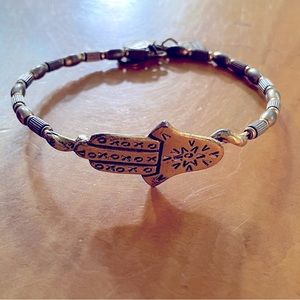 Alex & Ani Gold Hamsa Bracelet